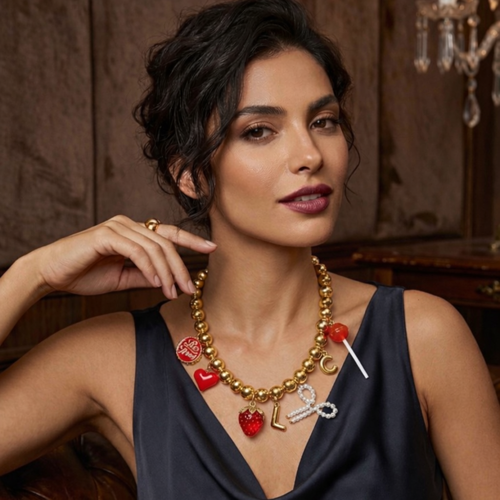 Cherry Luxe Charm Necklace