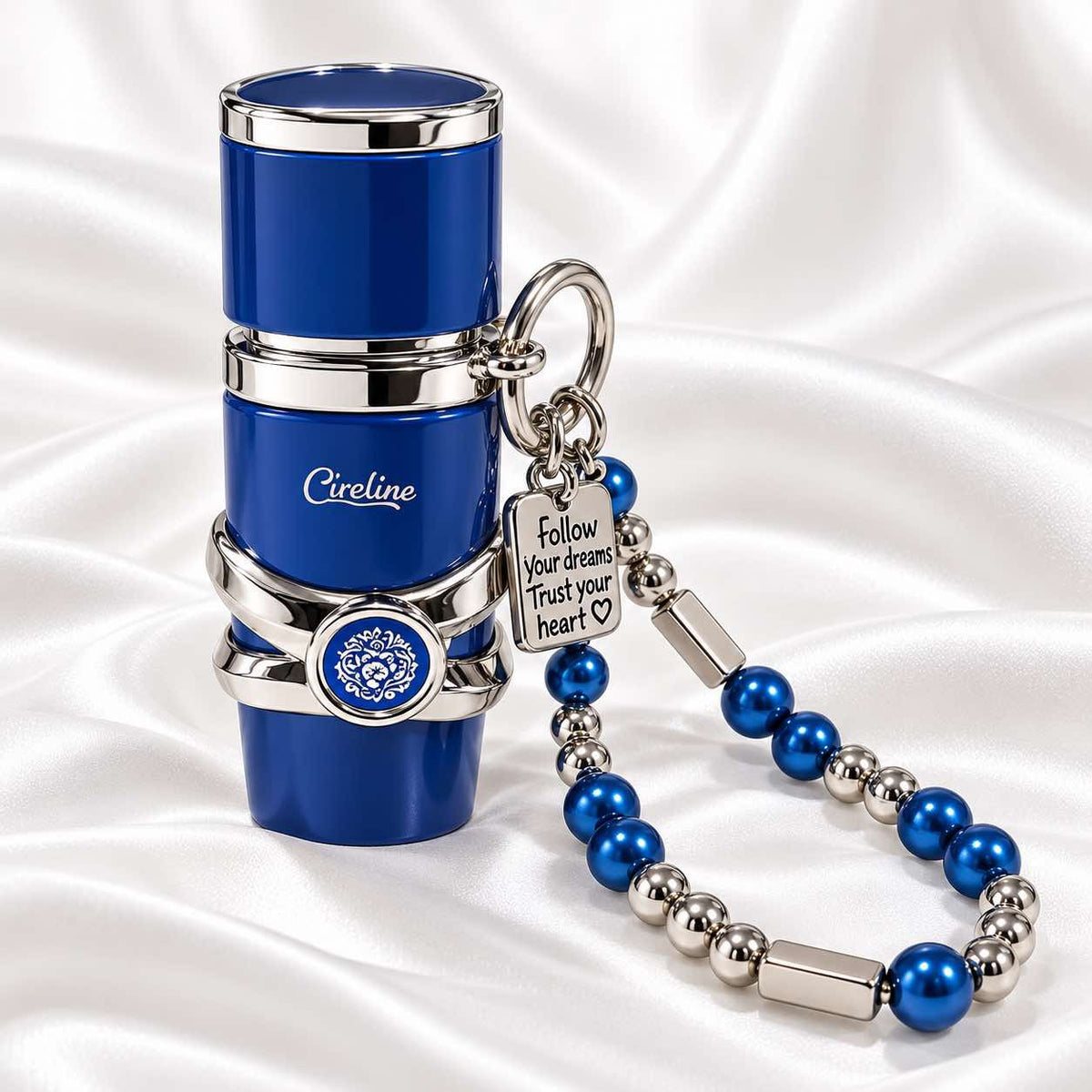 Ciroline azul con llavero