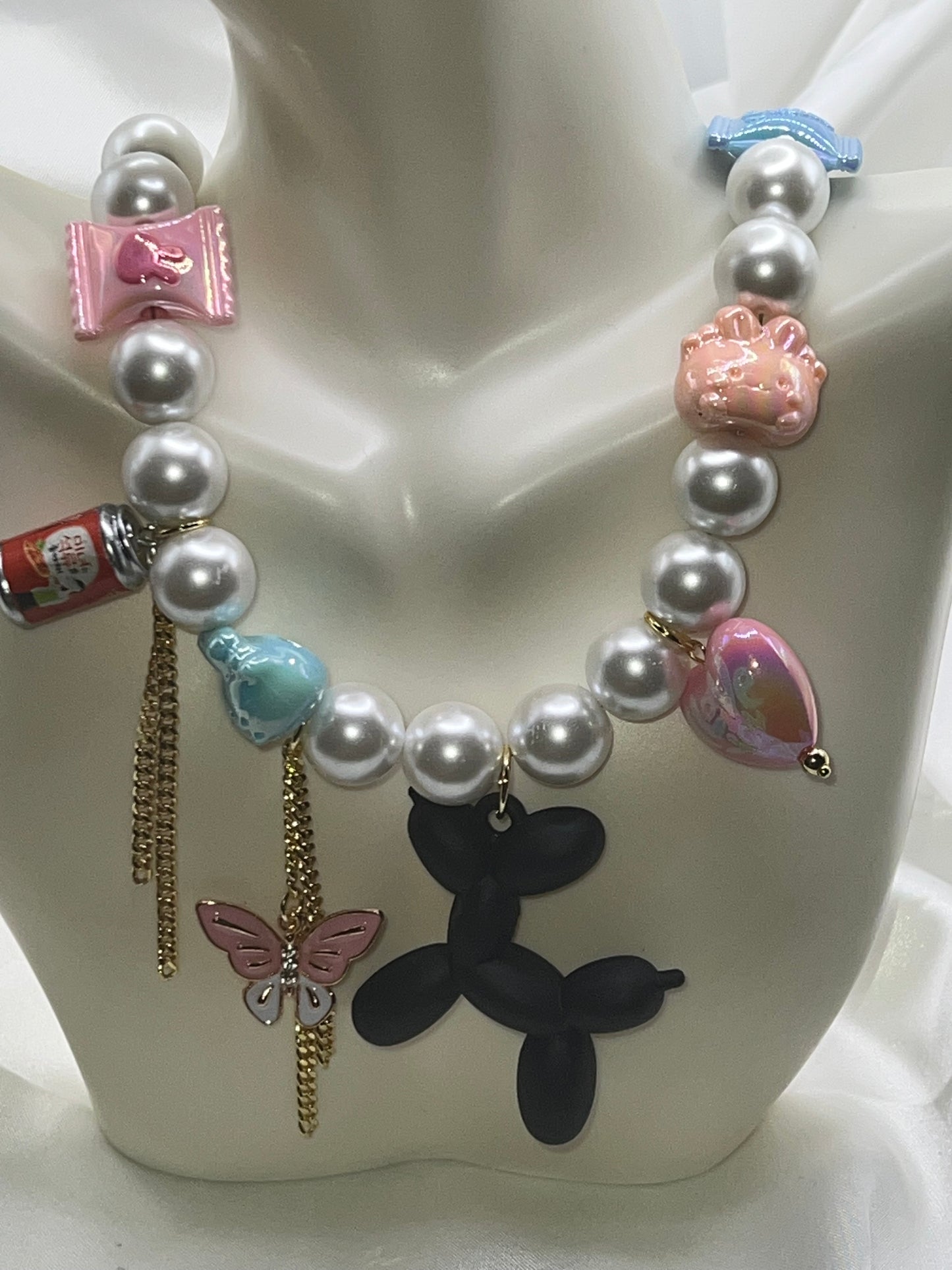 Golden Love Charm Necklace