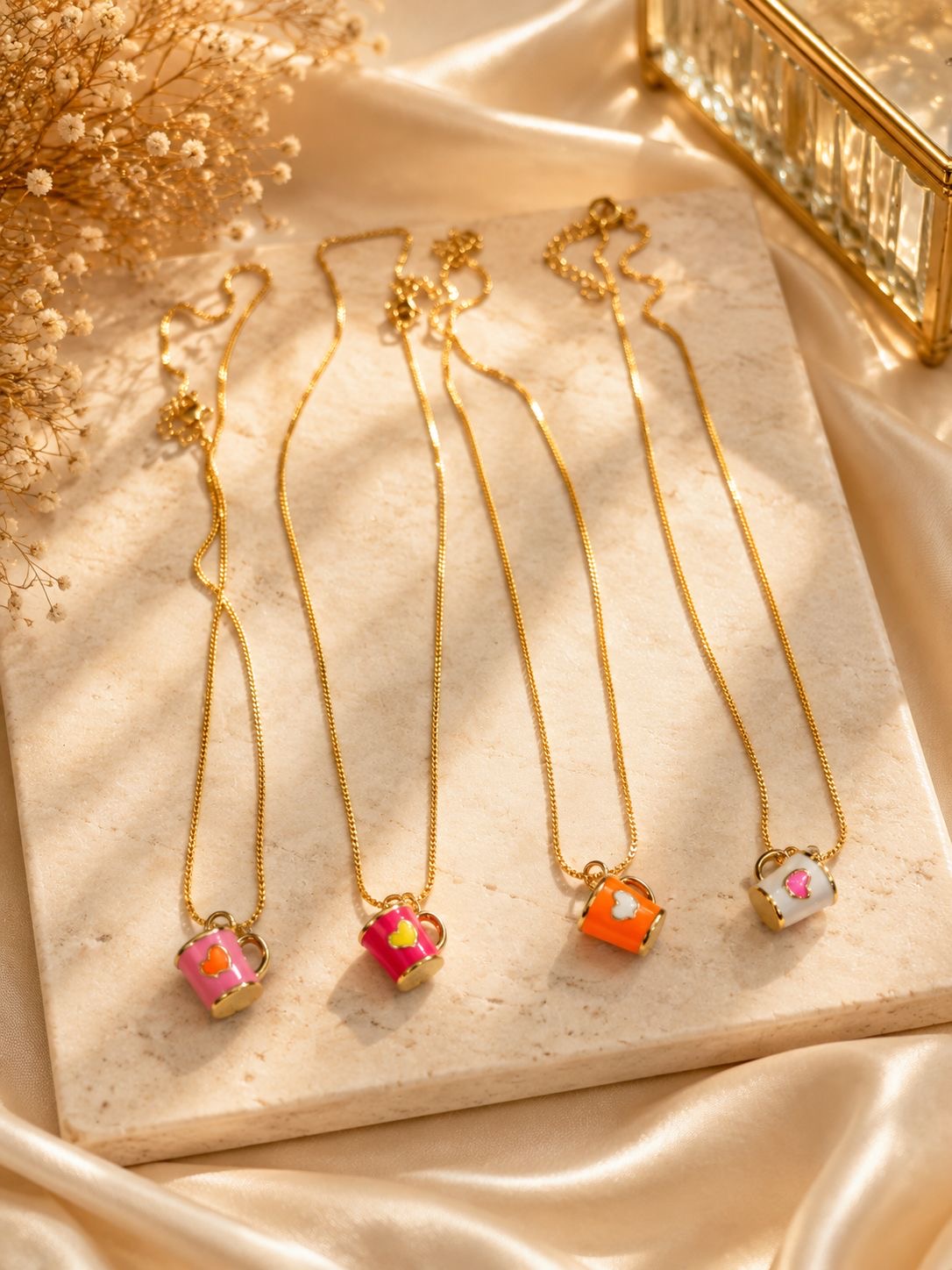 Charming coffee Pendant Necklace
