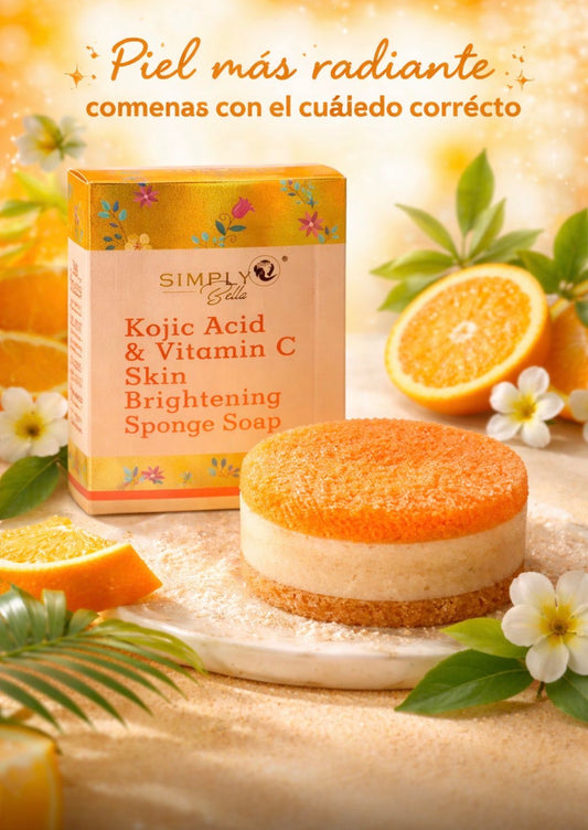 Kojic Acid & Vitamin C Sponge Soap