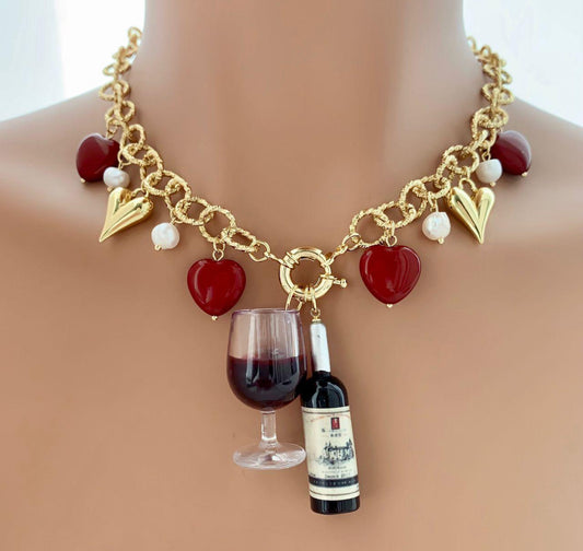 Wine & Love Charm