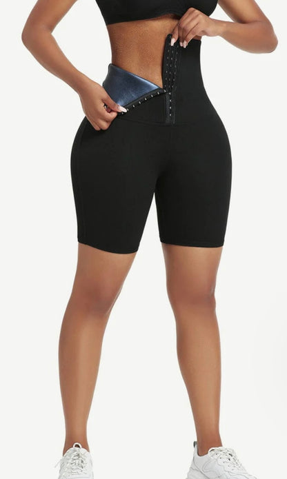 ThermoTone High Rise Waist Trainer Shorts