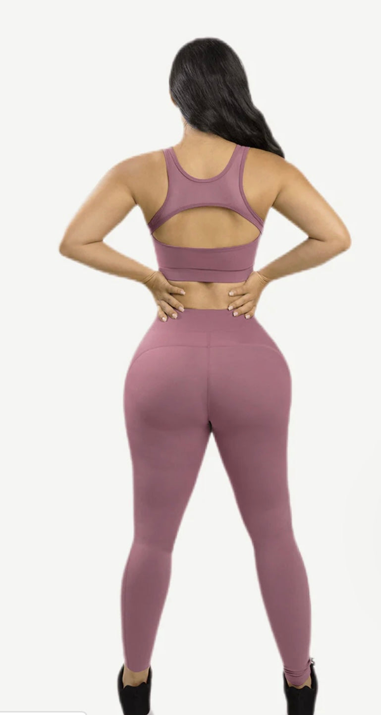 VivaMesh Tulle Spliced Yoga Pants