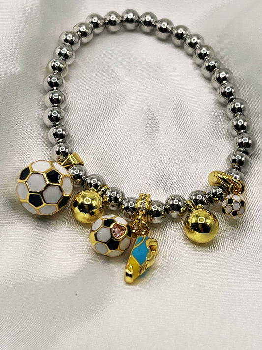 Soccer Charm Bracelet