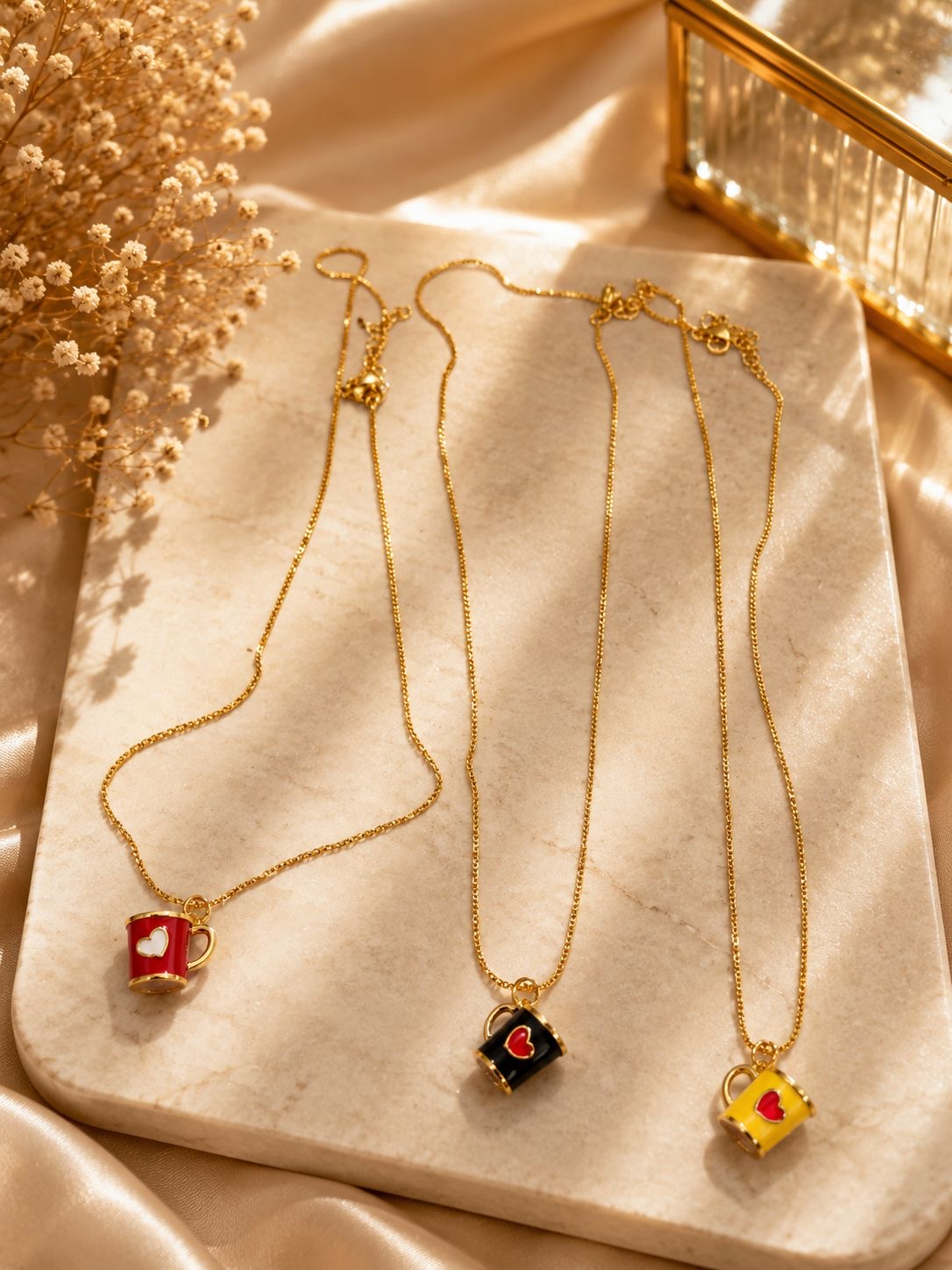 Charming coffee Pendant Necklace