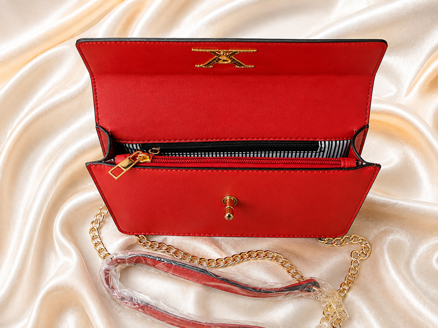 Monogram Chain Crossbody Bag