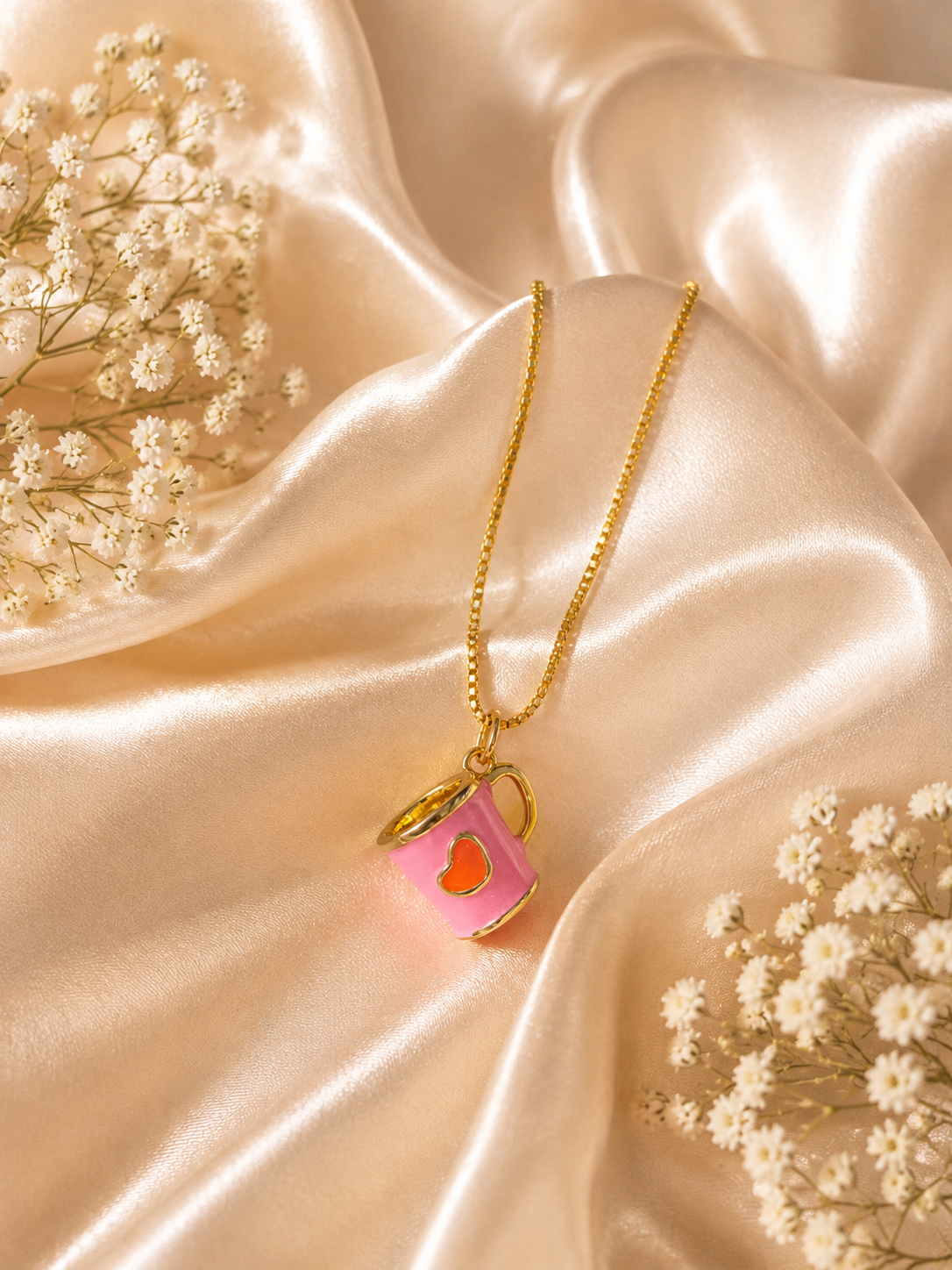 Charming coffee Pendant Necklace