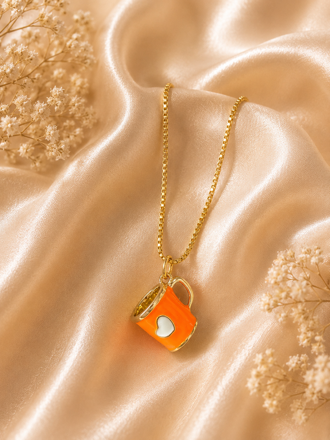 Charming coffee Pendant Necklace