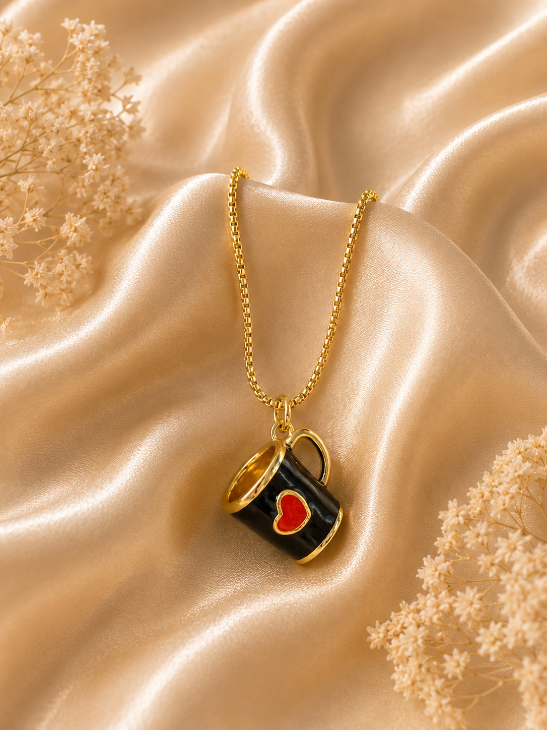 Charming coffee Pendant Necklace