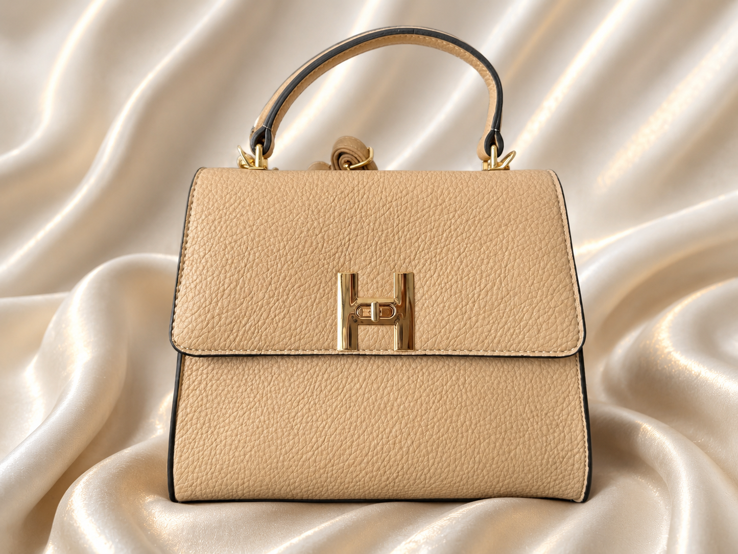 Elegant Handbag Set with Matching Wallet