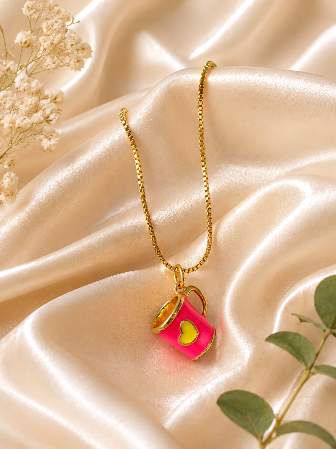 Charming coffee Pendant Necklace