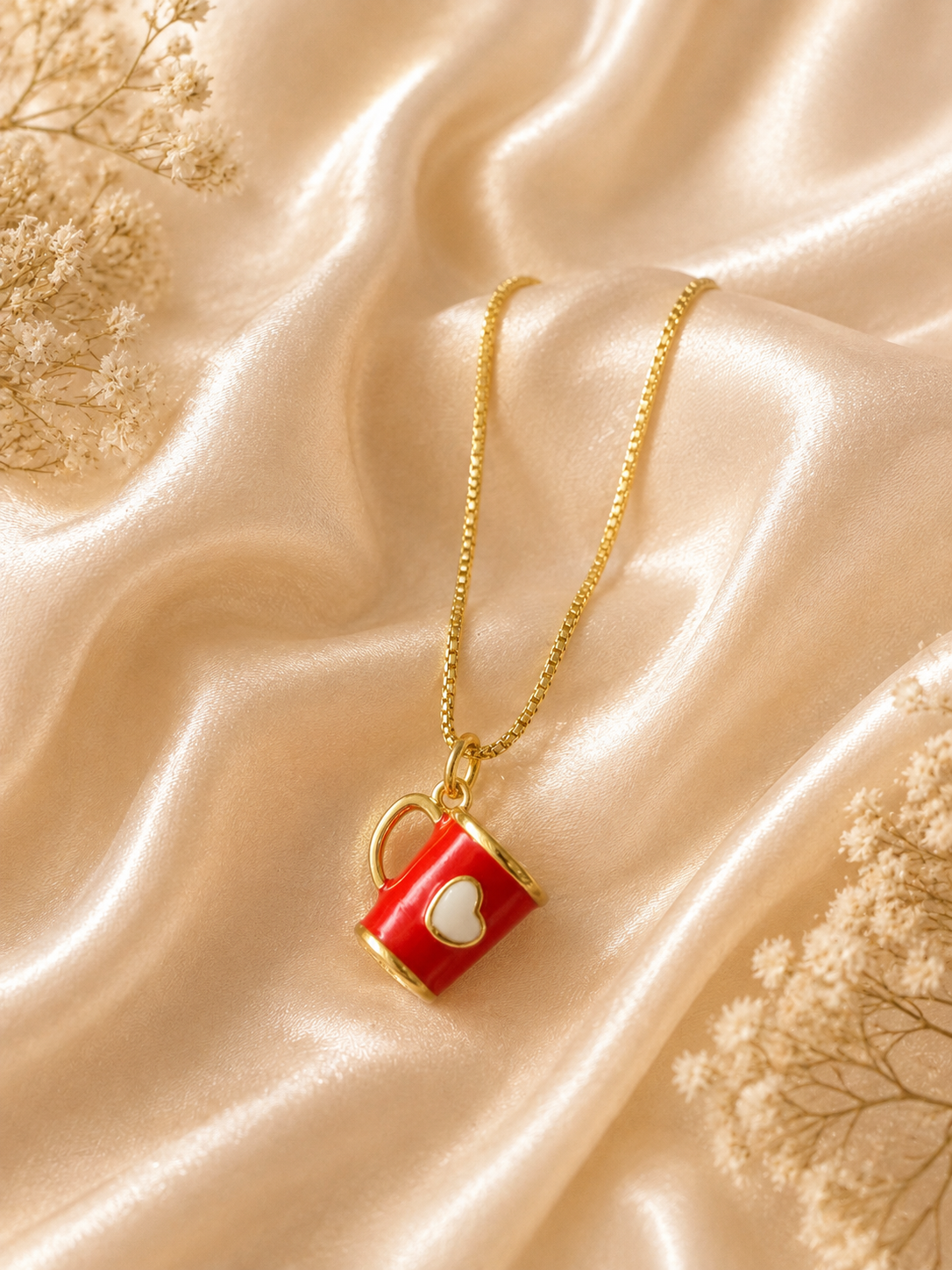 Charming coffee Pendant Necklace