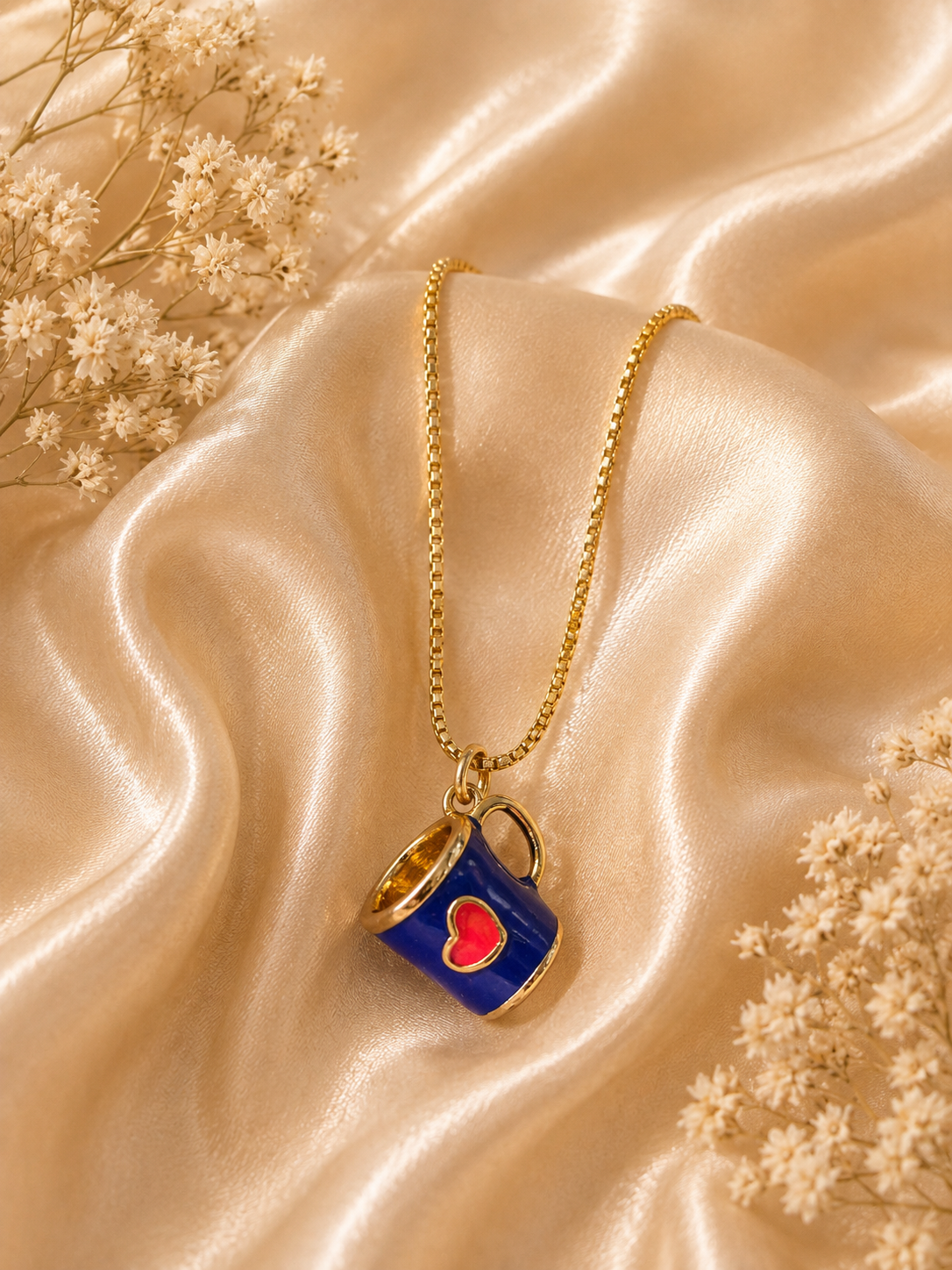 Charming coffee Pendant Necklace