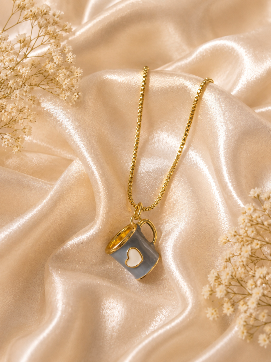 Charming coffee Pendant Necklace