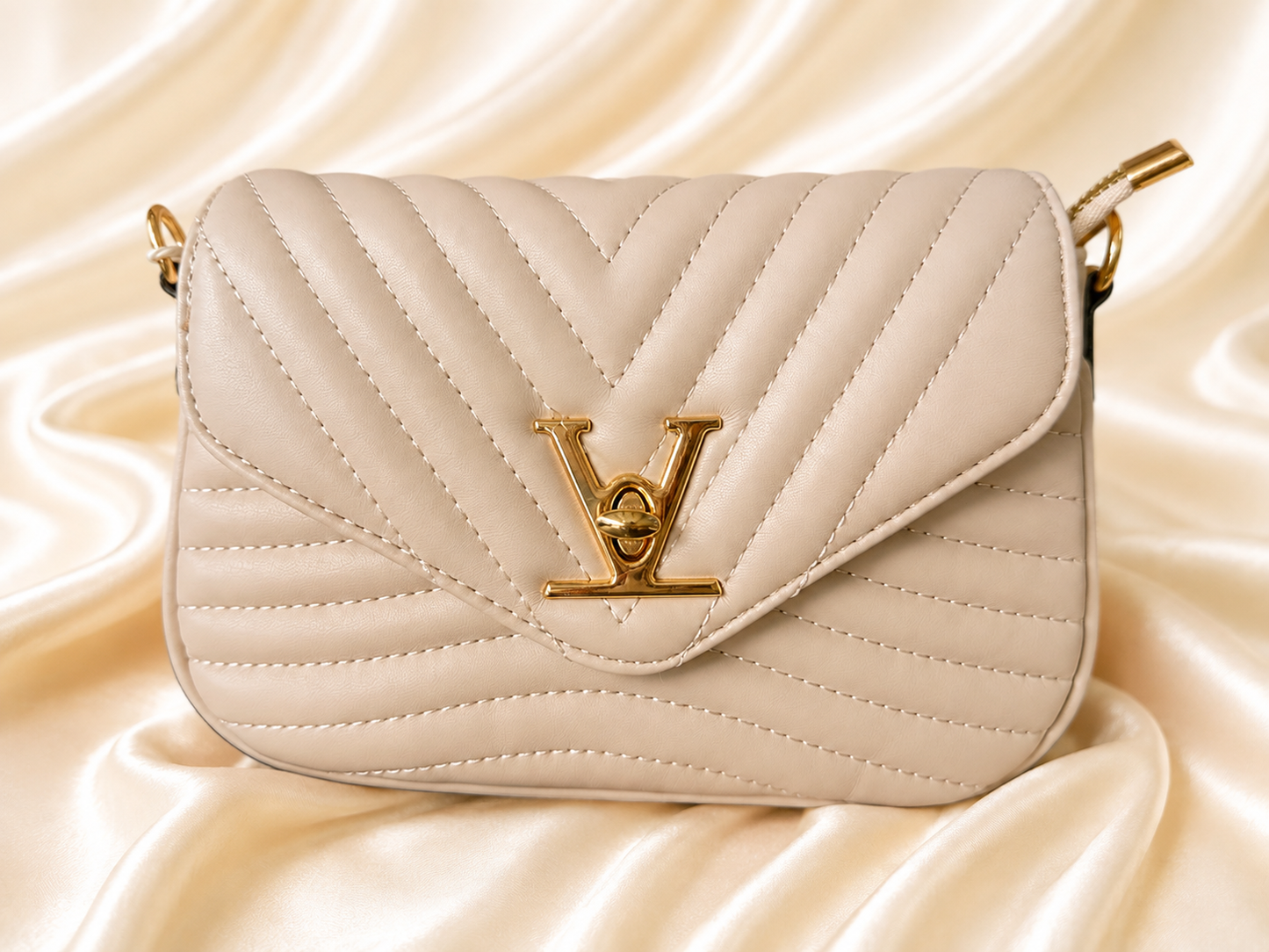 Quilted Crossbody Bag with Matching Coin Purse