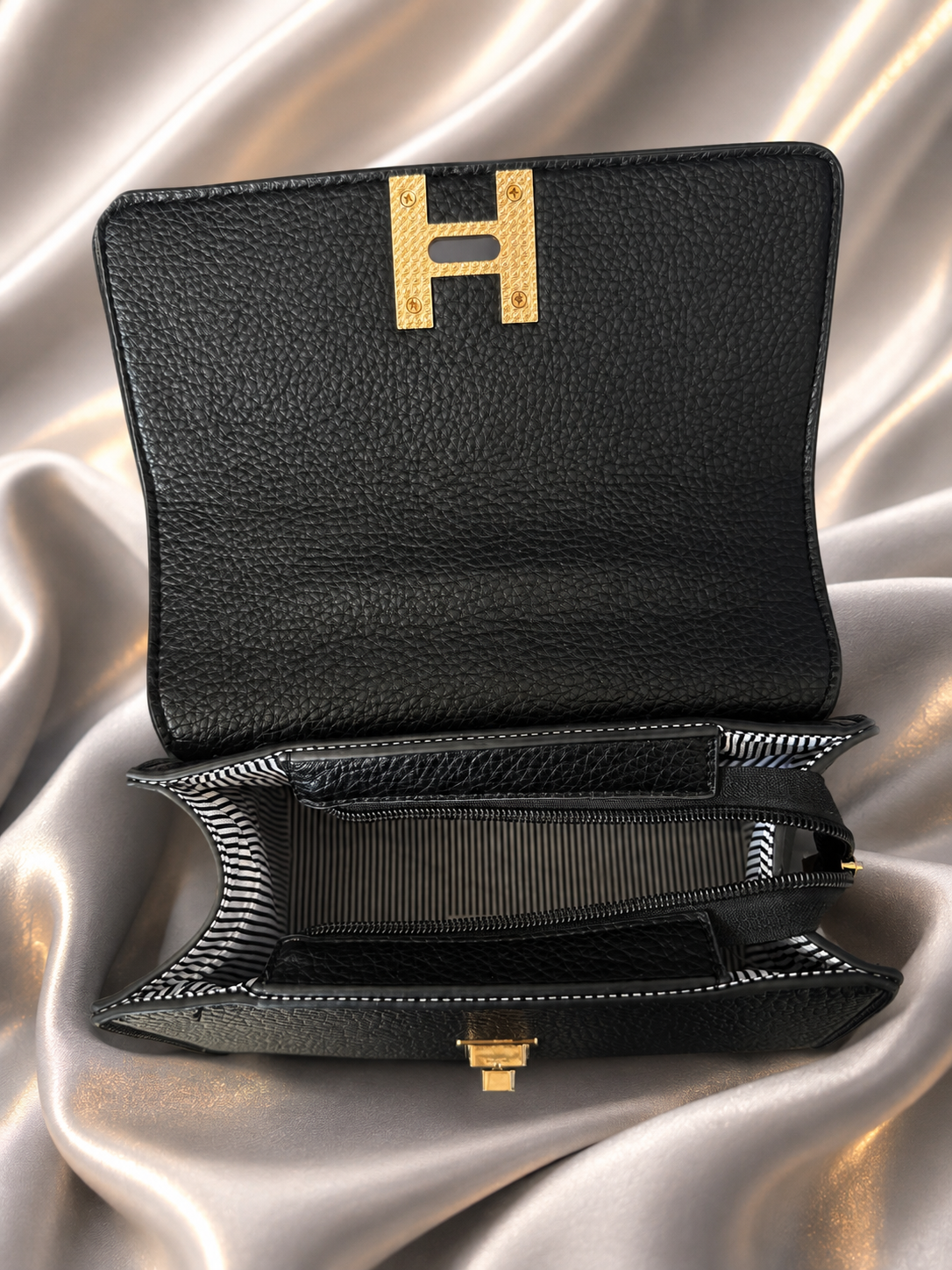 Elegant Handbag Set with Matching Wallet
