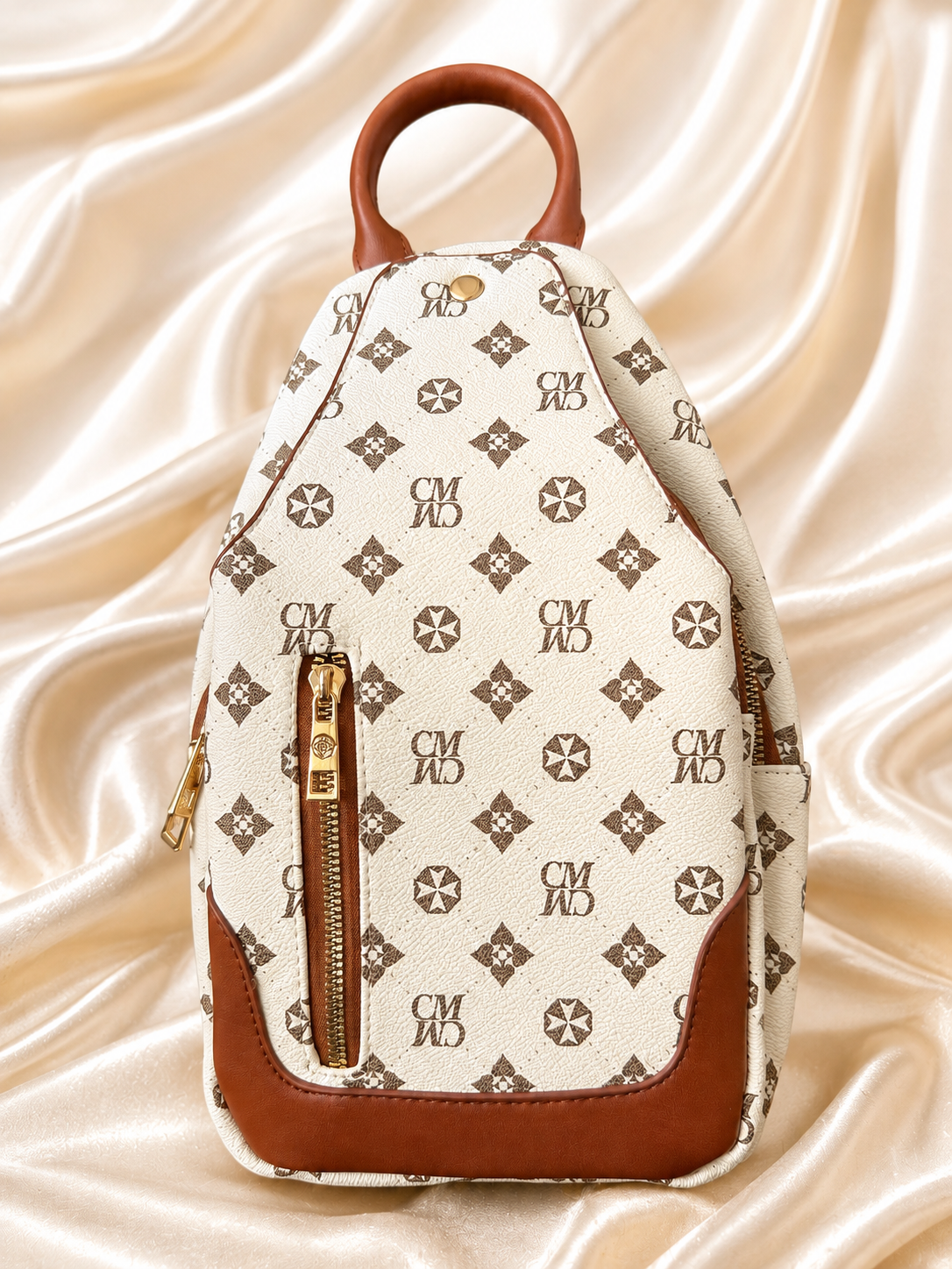 Patterned Sling Backpack