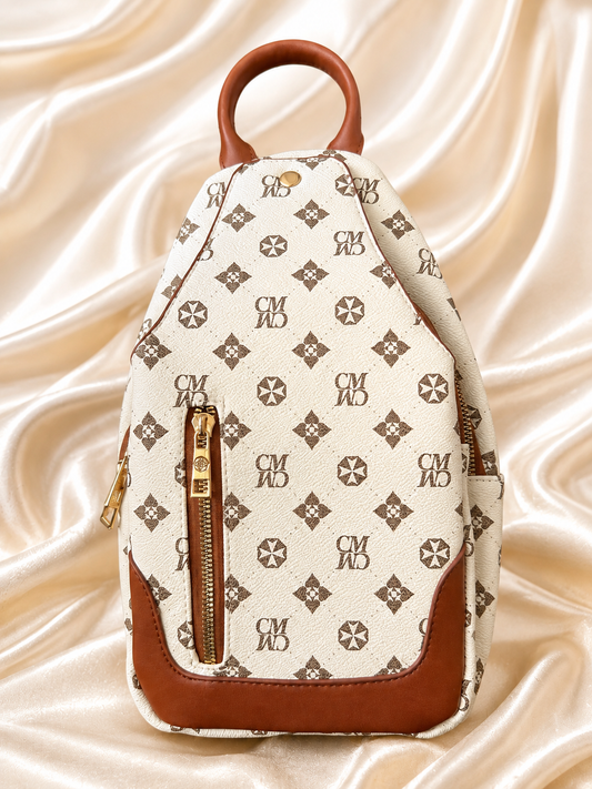 Patterned Sling Backpack